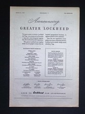 Original 1944 advert lockheed - original,