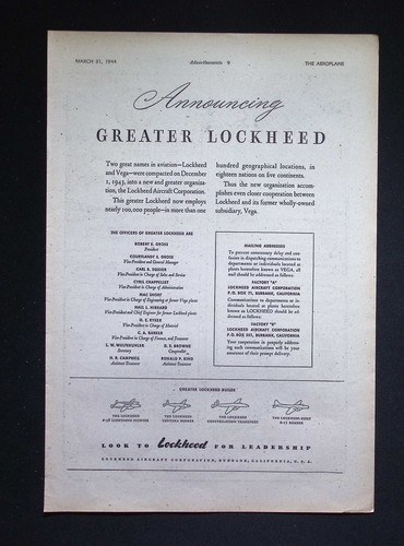 Original 1944 advert - 1944,