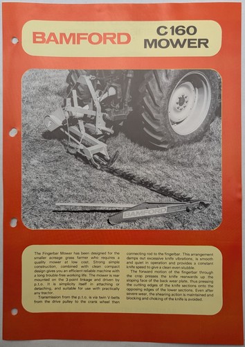 Original bamford c160 - bamford,