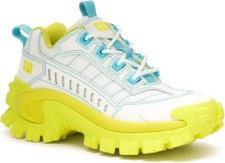 Cat Caterpillar Intruder Supercharged Sneakers Trainers Shoes White Unisex