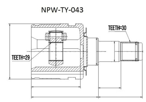 Joint set drive - drive, shaft/