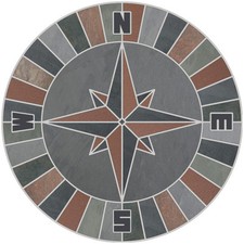 18" Mosaic Medallion Nautical