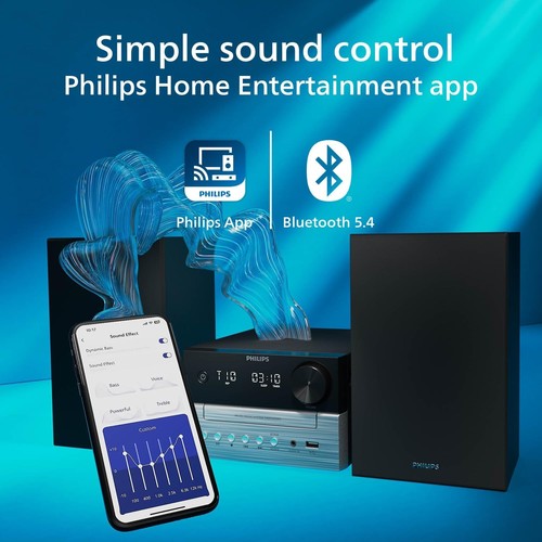 Philips tam3205m2 micro - philips, music