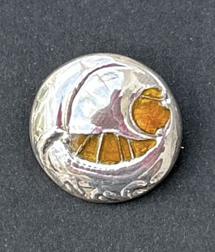 Sterling silver enamel - &,
