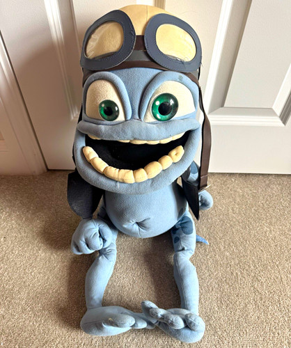 Vintage large crazy - frog, plush