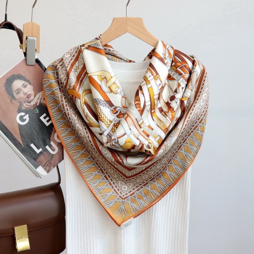 100 mulberry silk scarf - silk, in