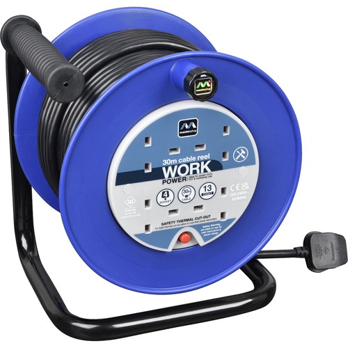 Cable reel 30m masterplug - 30m, |