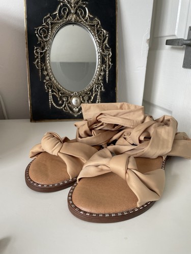 Boho nude ribbon - boho,