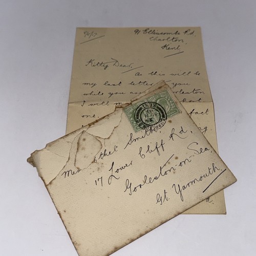 1907 handwritten letter - ,
