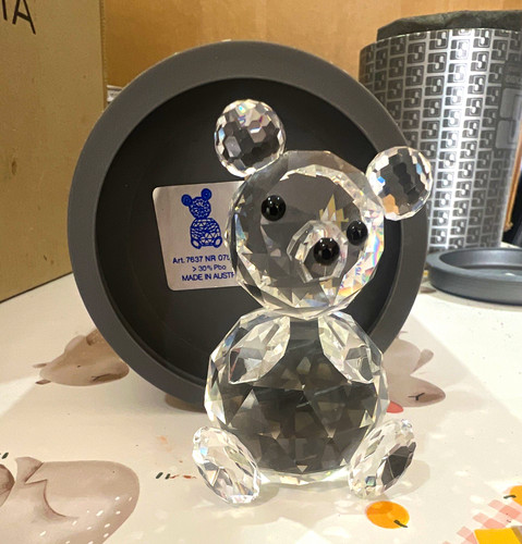 Swarovski crystal bear - swarovski,