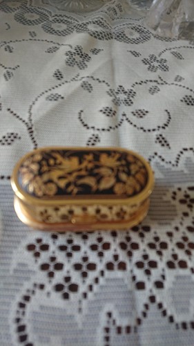 Vintage toledo damascene - vintage, pill