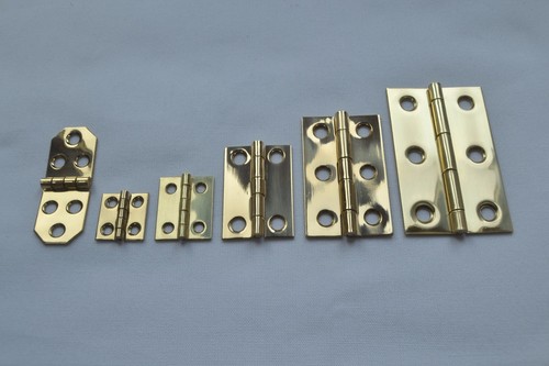 Polished solid brass - polished, butt