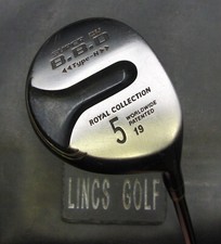 Royal Collection Super CU 19° 5 Wood Stiff Graphite Shaft No1 Grip