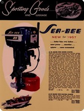 1957 Sea Bee Outboard Motor 9"