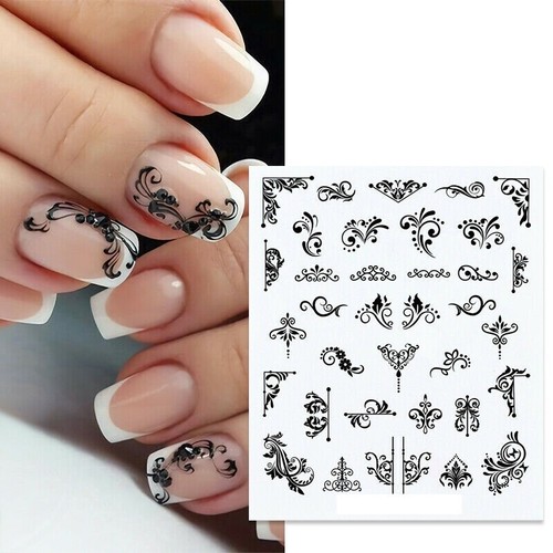 Nail art water decals stickers - art,
