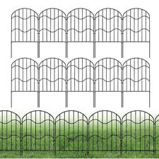 10Piece Decorative Garden Fence Landscape Fencing Panel Lawn Grass Edge Barrier