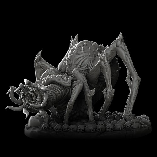 Strangleneck monster resin - strangleneck, 3d