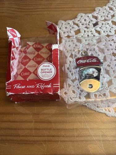 Coca cola bottle opener pause - coca,