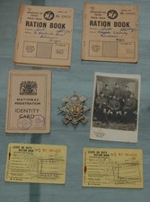 WW1 & Later Black Watch Soldier's Leave of Duty/Ration Books, Cap Badge etc