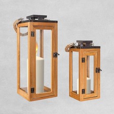 Gadgy Wooden Candle Lanterns -