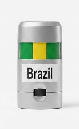 Brazil face paint - brazil,