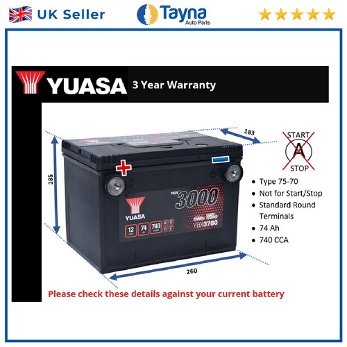 Battery fits cadillac sts - battery, 4.4