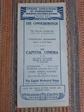 Cinema Programme The Capitol