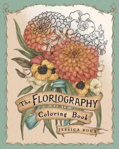 Floriography coloring book - coloring,