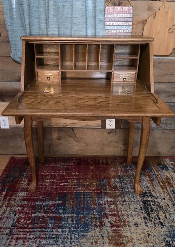 Vintage solid oak flip - vintage,