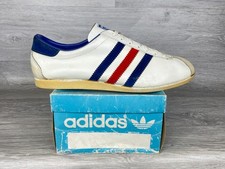 Adidas Cadet, Vintage 1970's, Sz UK 10, US 110.5 Made In France, Dead Stock