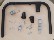 Fit for Vespa 10" Centre Stand PX 125 150 200 LML T5 with Bracket Feet Black