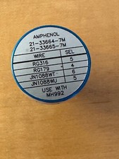 Daniels DMC K1360 Electrical Crimp Tool Turret AFM8 aerospace used Amphenol