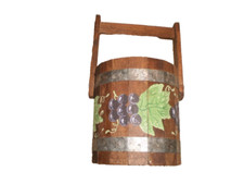 Hand Painted small Wooden well