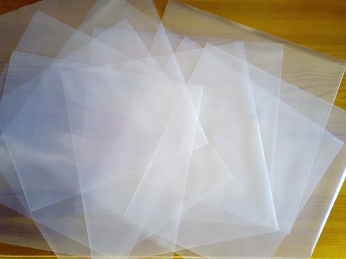 Inch plastic polythene - 10, 7"