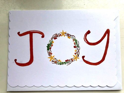 Coastal christmas card joy - christmas,
