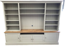 7ft media unit media wall / tv entertainment cabinet