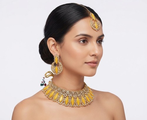 Yellow indian bollywood bridal - yellow,