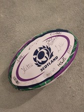 Signed rugby ball - Scotland's