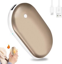 2 Pack Hand Warmer USB Rechargeable Heater Power Bank Electric Pocket Warmers UK