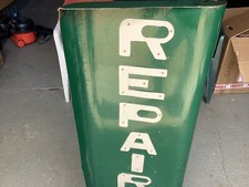 Vintage Metal Shop Sign,pavement Sign,cobbler,shoe Repairer,old World Look.