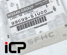 Genuine SFHC Rear Window Sticker Emblem Fits: Nissan S14 Skyline R33 R34 GTR