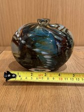 Siddy Langley Signed Glass Vase