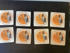 complete set of 8  DEWARS SCOTCH WHISKY " VFL Football “1970,s Issue COASTERS