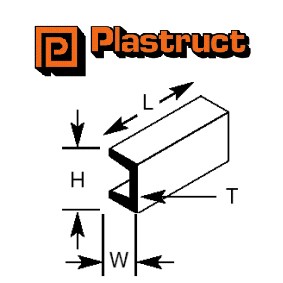 Plastruct 90581 u - (ufs-2p),