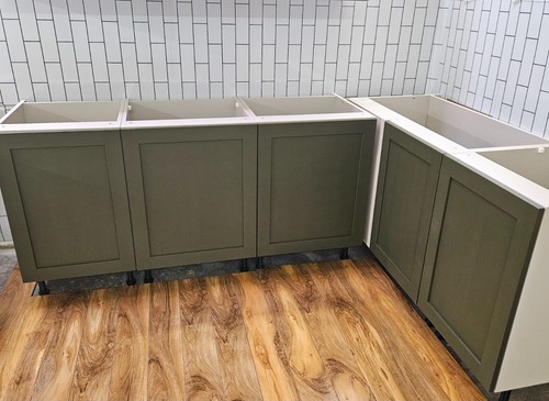 Solid ash kitchen units - ash,