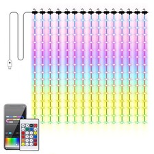 Smart Curtain Lights Outdoor Pergola Christmas Garland RGB Fairy String Lights
