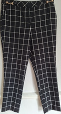 Women black white check - women,