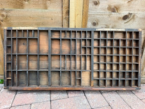 Vintage printers tray - vintage,