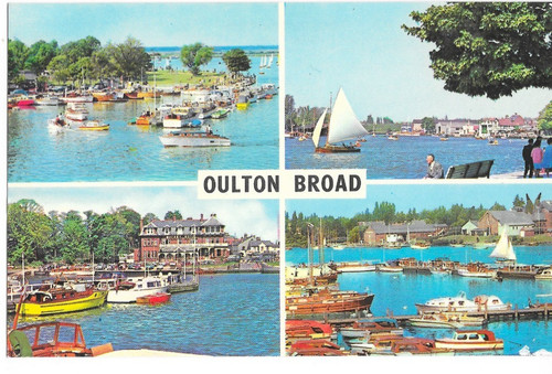 Postcard oulton broad - -,