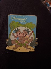 DLRP DLP Chip Dale Hula Dancing Disney Pin 12980